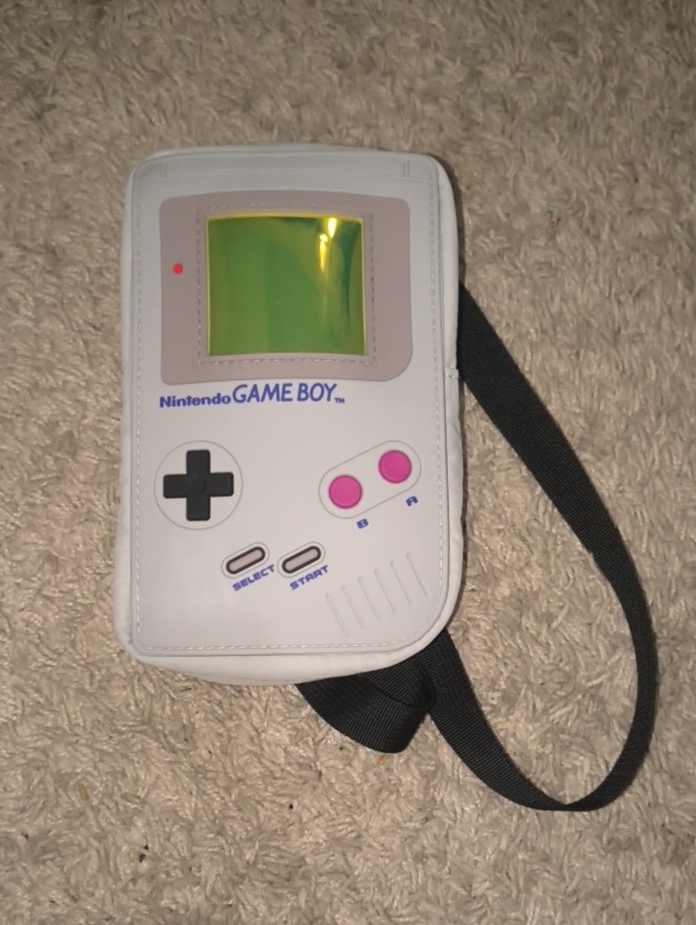 White Nintendo Game Boy Cross Body Messenger Bag Comfy Stylish Limited Edition